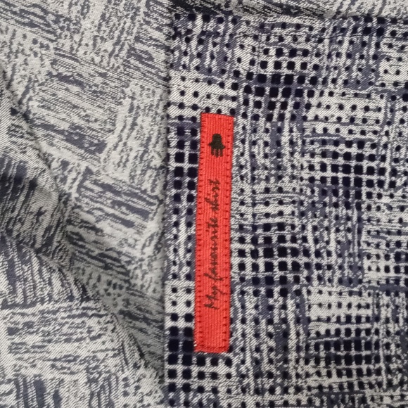 🆕️ 💙Visconti Black💙 - Ltd. Ed. Blue/Gray Textured L/S Button Down w/Mask - Picture 10 of 15